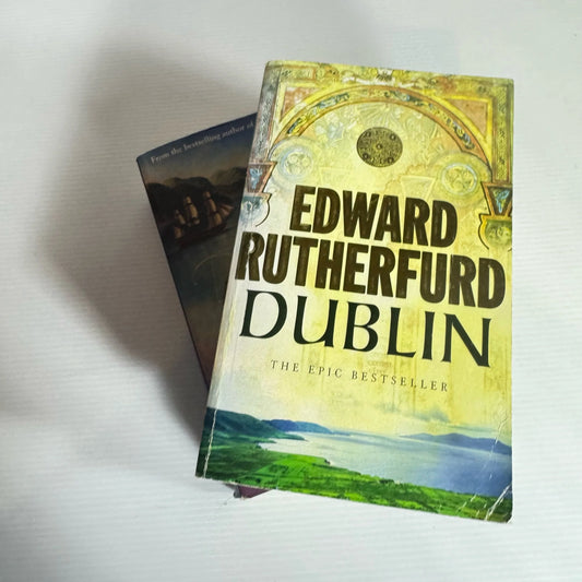 Historical Book Bundle x 2 Books : Dublin - Edward Rutherfurd & Dawn on a Distance Shore - Sara Donati (2199)