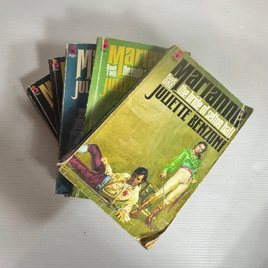 Juliette Benzoni Vintage Marianne Book Bundle x 5 Books (2575)