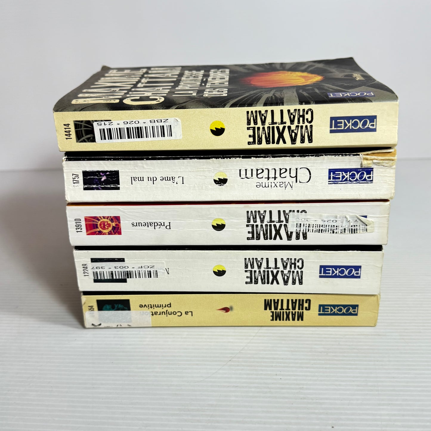 Maxime Chattam French Language Thriller Book Bundle x 5 Books (2570)