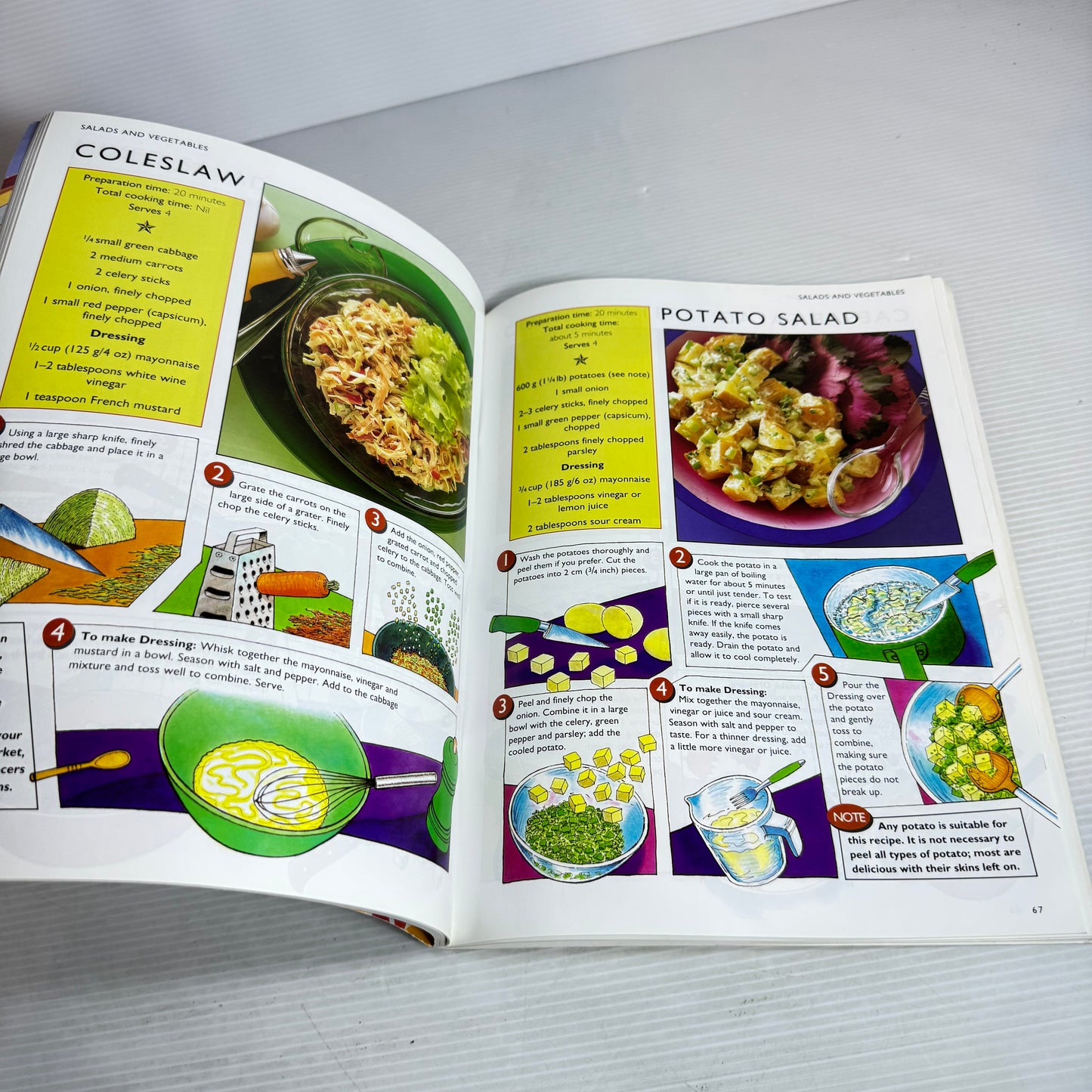 Children's Cookbook Bundle x 2 : The Junior Cook - Step-by-Step & Kid's First Cookbook (2941)