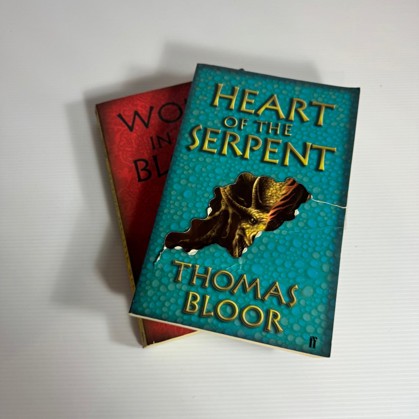 Thomas Bloor Book Bundle x 2 : Heart of the Serpent & Worm In The Blood (3075)