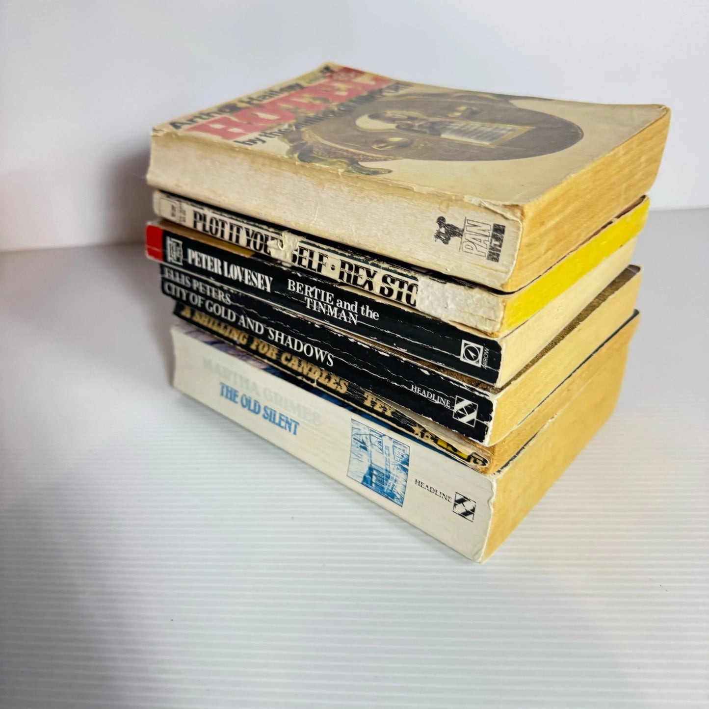 Vintage Crime/Mystery/Thriller Book Bundle x 6 Books - Various Authors (1960-1990)   (2221)