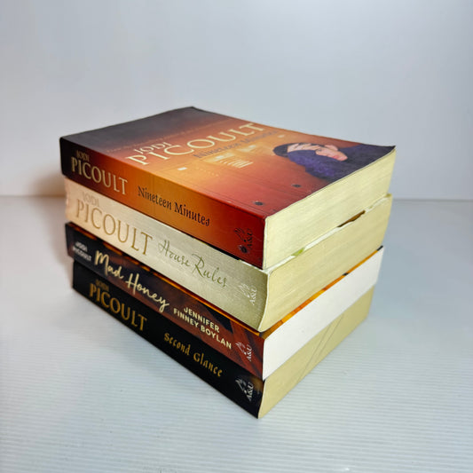 Jodi Picoult Book Bundle x 4 : House Rules, Nineteen Minutes, Second Glance, & Mad Honey(2446)