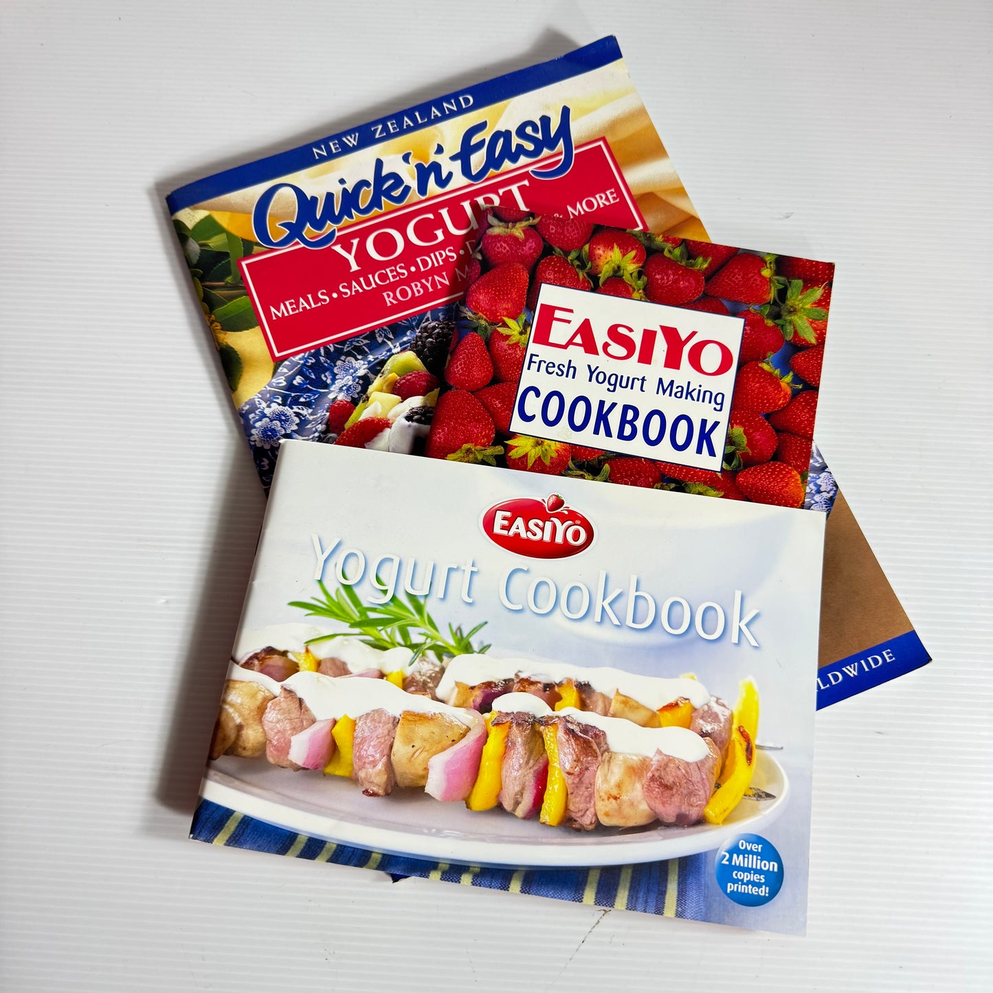Yogurt Cookbook Bundle x 3 EasiYo Yogurt Cookbook & Fresh Yogurt Marking, Quick 'n' Easy Yogurt(3253)