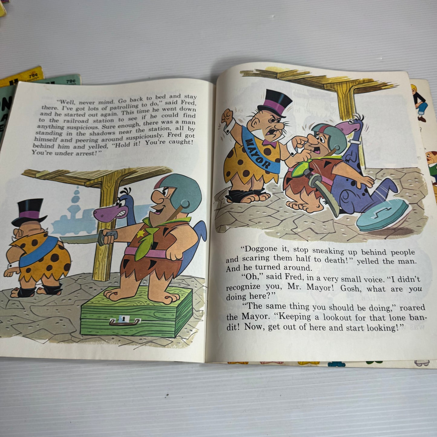 Vintage Flintstone 1970's Giant Durabooks for Children x 6 Books (2606)