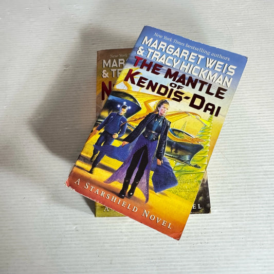 Starshield Series - Margaret Weis & Tracey Hickman Book Bundle x 2 : The Mantle of Kendis-Dai & NightSword (2127)