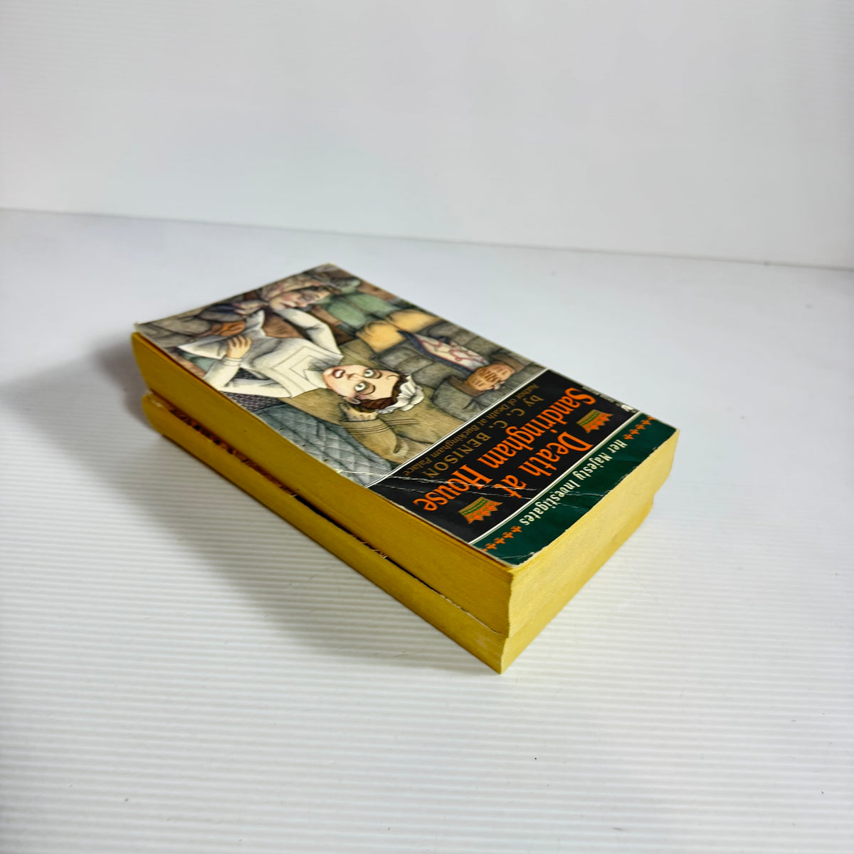 C. C. Benison Her Majesty Investigates Bundle x 2 : Death at Sandringham House & Death at Buckingham Palace (Vintage 1996)(3418)