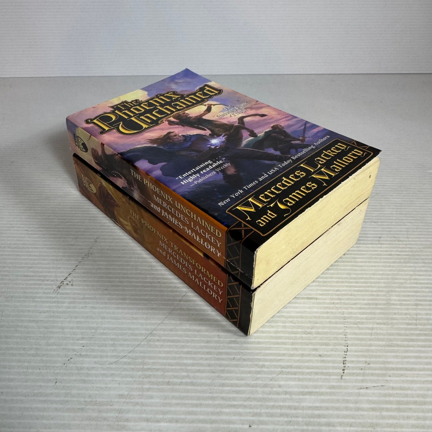 Mercedes Lackey & James Mallory The Enduring Flame Books 1 & 2 : The Phoenix Unchained & The Phoenix Transformed (2955)