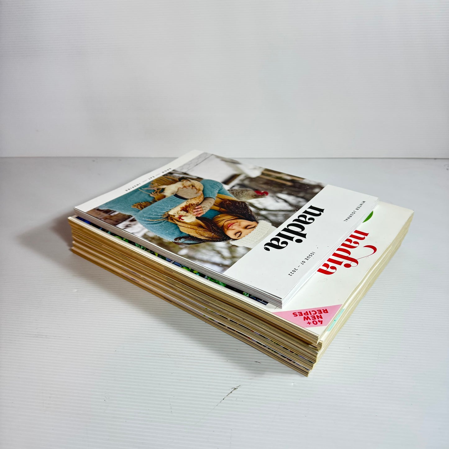Nadia Magazine Bundle x 7 : Issues 07 - 2022,  Dec/Jan, Feb/March April/May, June/July, Aug/Sept, Oct/Nov 2019, (3328)