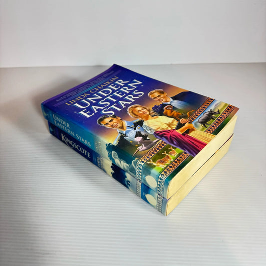 Christian Historical Romance  Book Bundle x 2 Books : Kingscote & Under Eastern Starts - Linda Chaikin