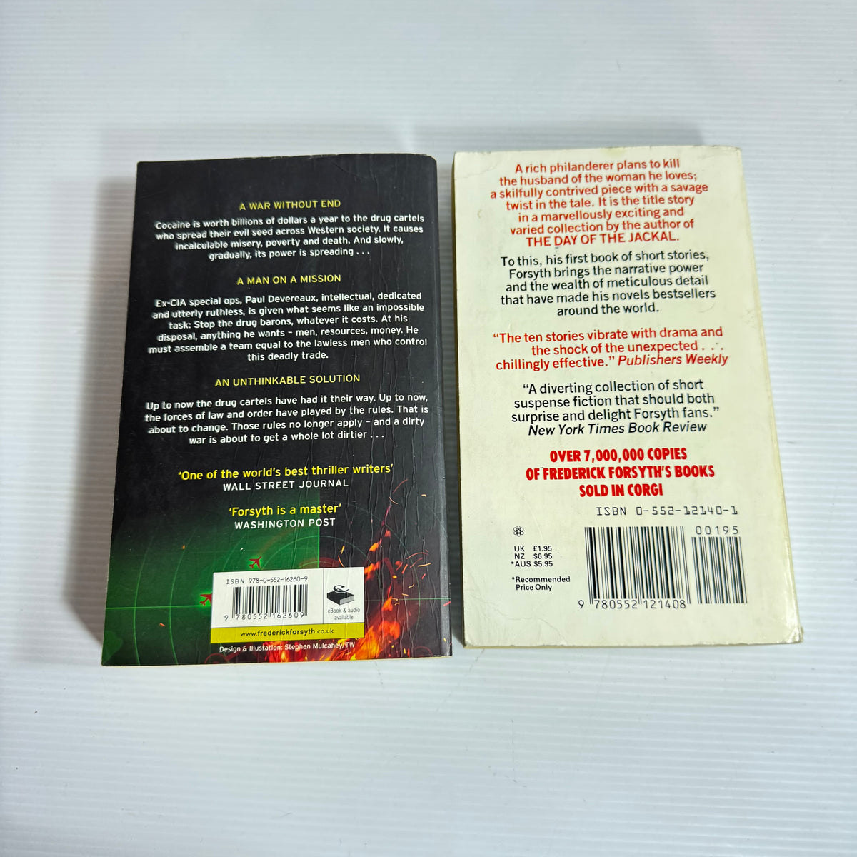 Frederick Forsyth Bundle x 2 : No Comebacks & The Cobra (Vintage 1984)(3417)
