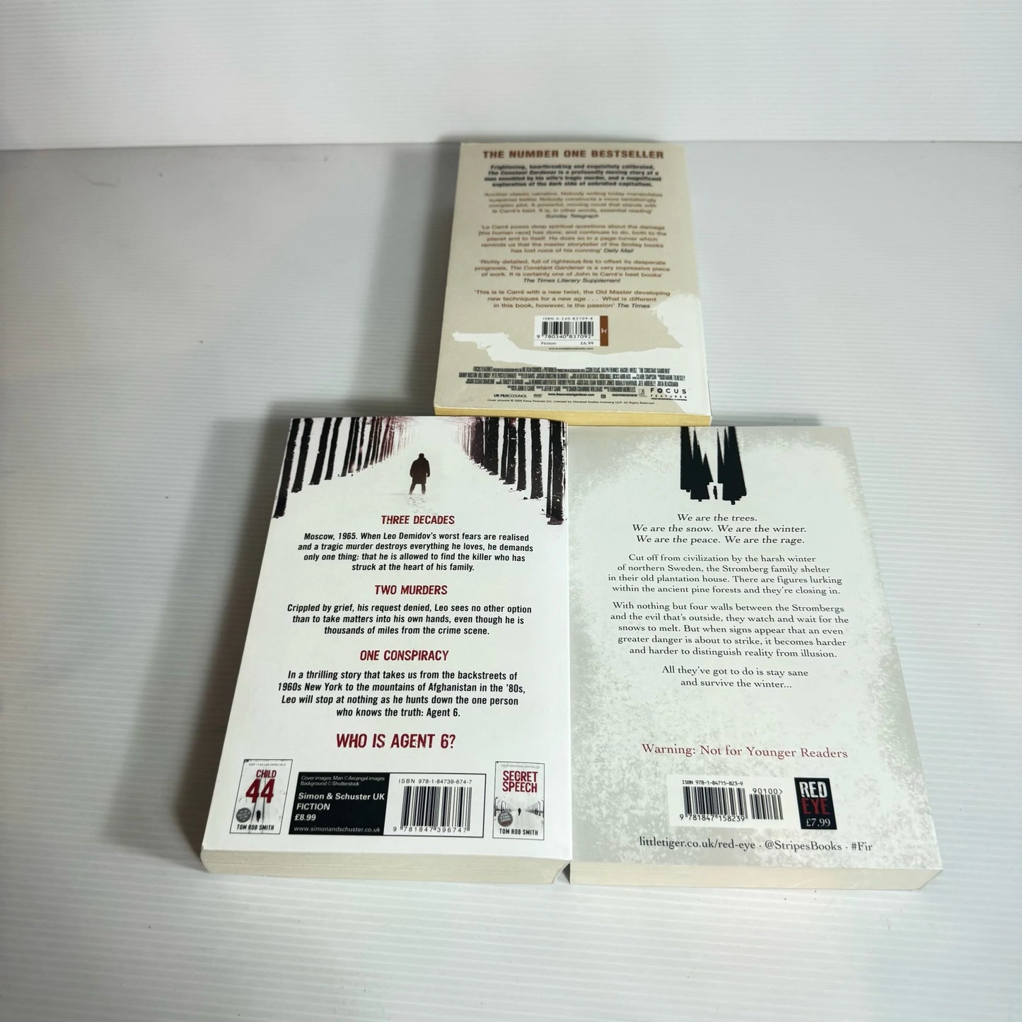 Thriller Crime Book Bundle x 3 : Mixed Authors (2292)