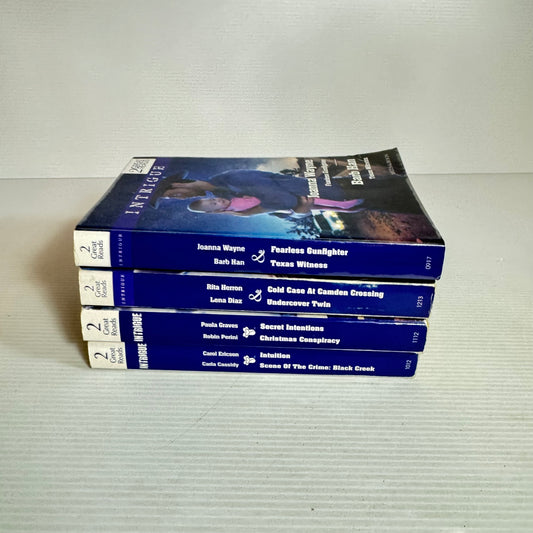 Mills & Boon Intrigue Romance Book Bundle - 4 Books with 8 Stories(2555)