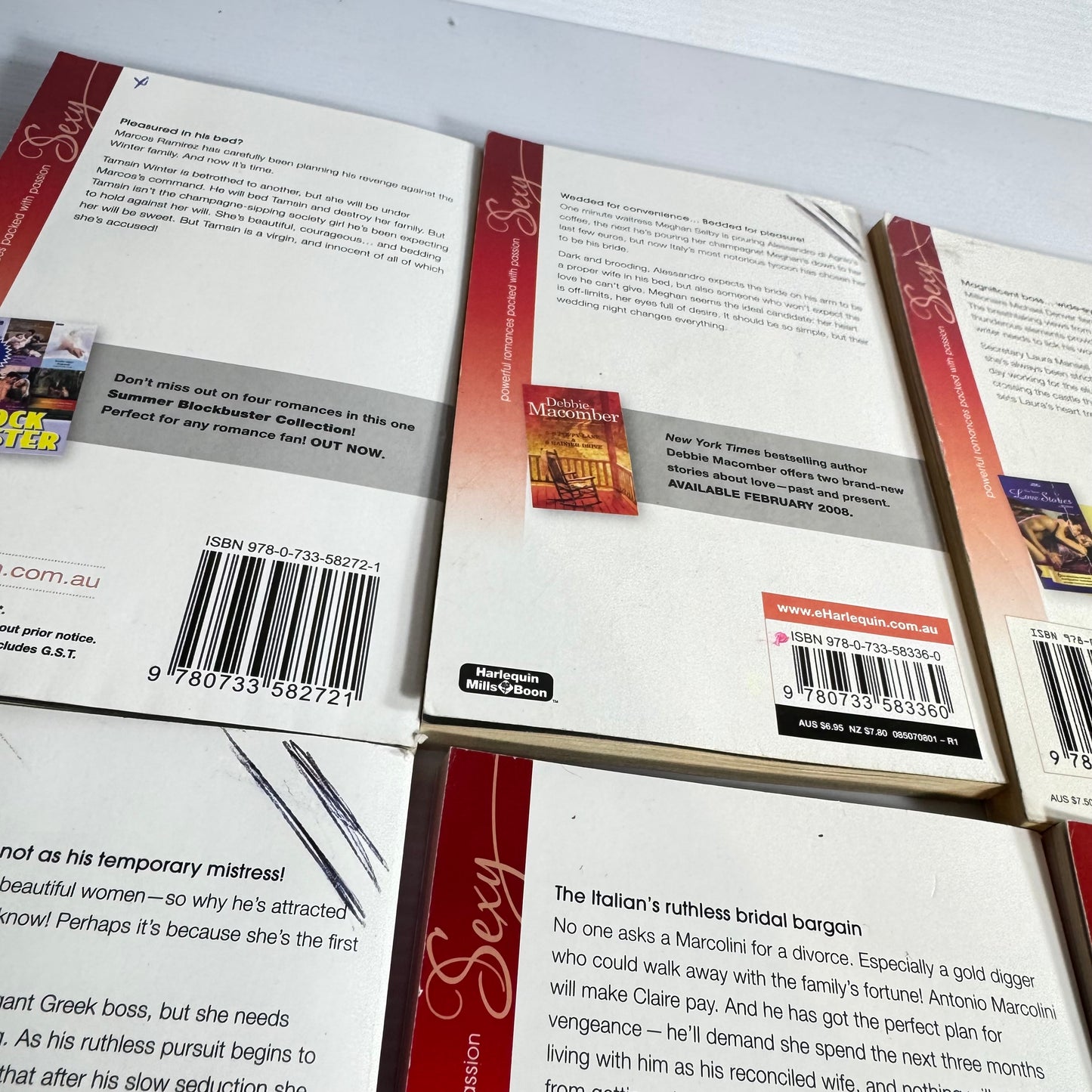 Mills & Boon Sexy Book Bundle x 8 Books (3144)