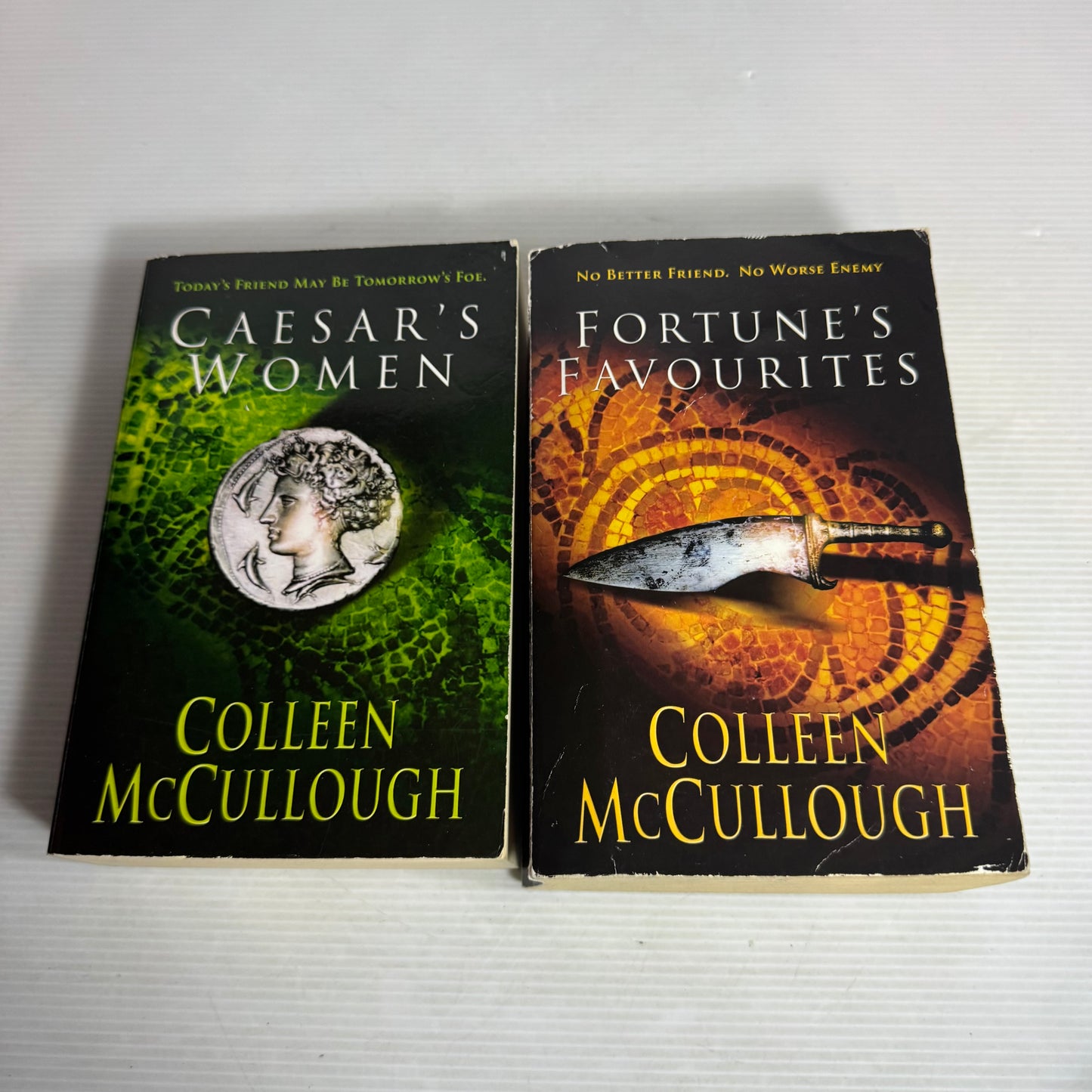 Colleen McCullough Book Bundle x 2 : Caesar's Women & Fortune's Favourites (2828)