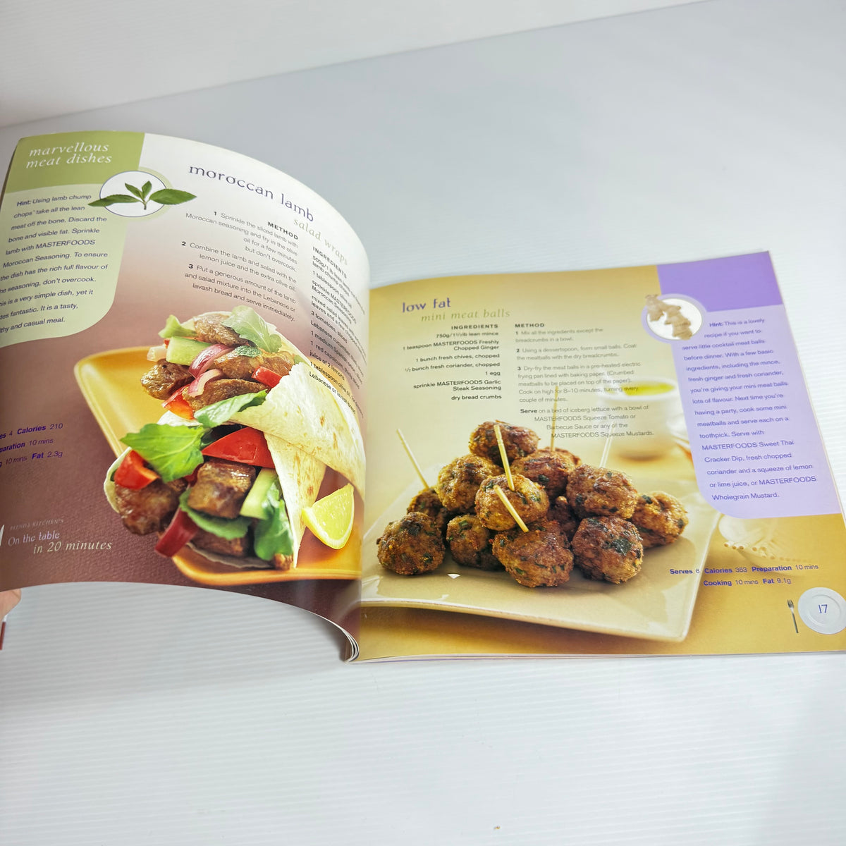 Food in a Flash Cookbook Bundle x 2 : Brenda Kitchen's On the Table in 20 Minutes & Flash In The Plan - Cuisine (3475)