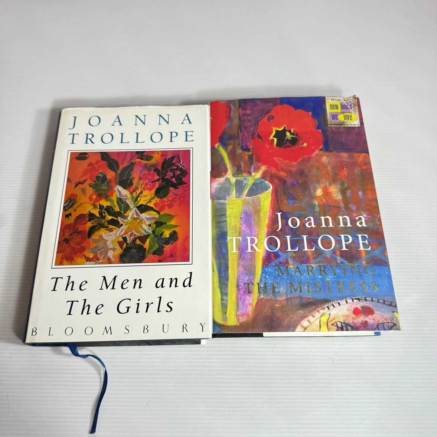 Joanna Trollope Book Bundle x 2 : Marrying the Mistress & The Men and The Girls (2436)