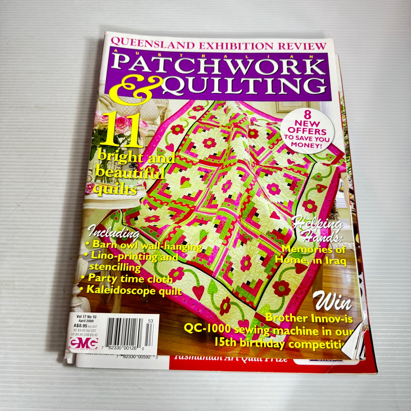 Australian Patchwork & Quilting Magazine Bundle x 5 Magazines (2616)