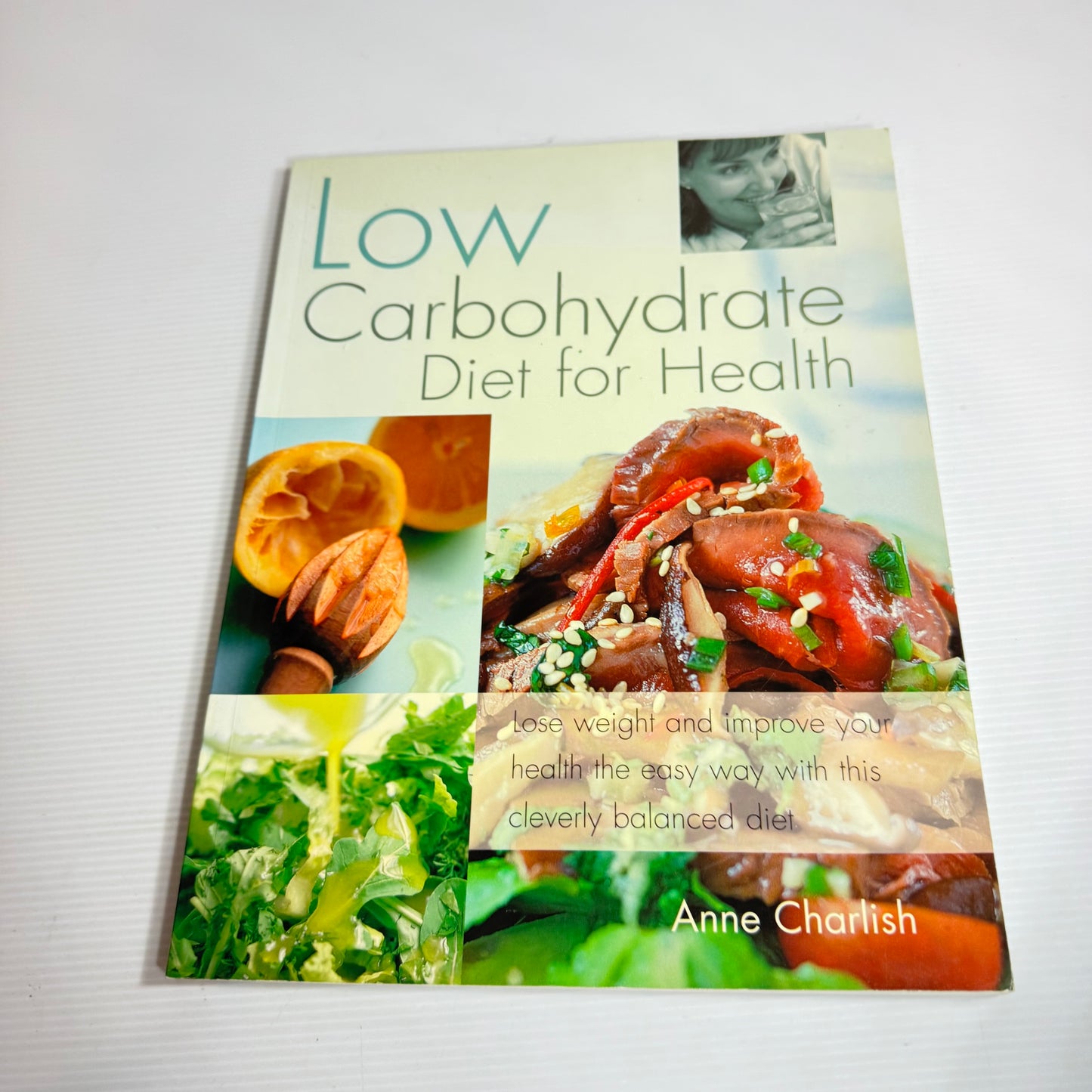 Low Carb Cookbook Bundle x 2 : The Low Carb Cookbook - Gina Steer & Low Carbohydrate Diet for Health - Anne Charlish(3297)
