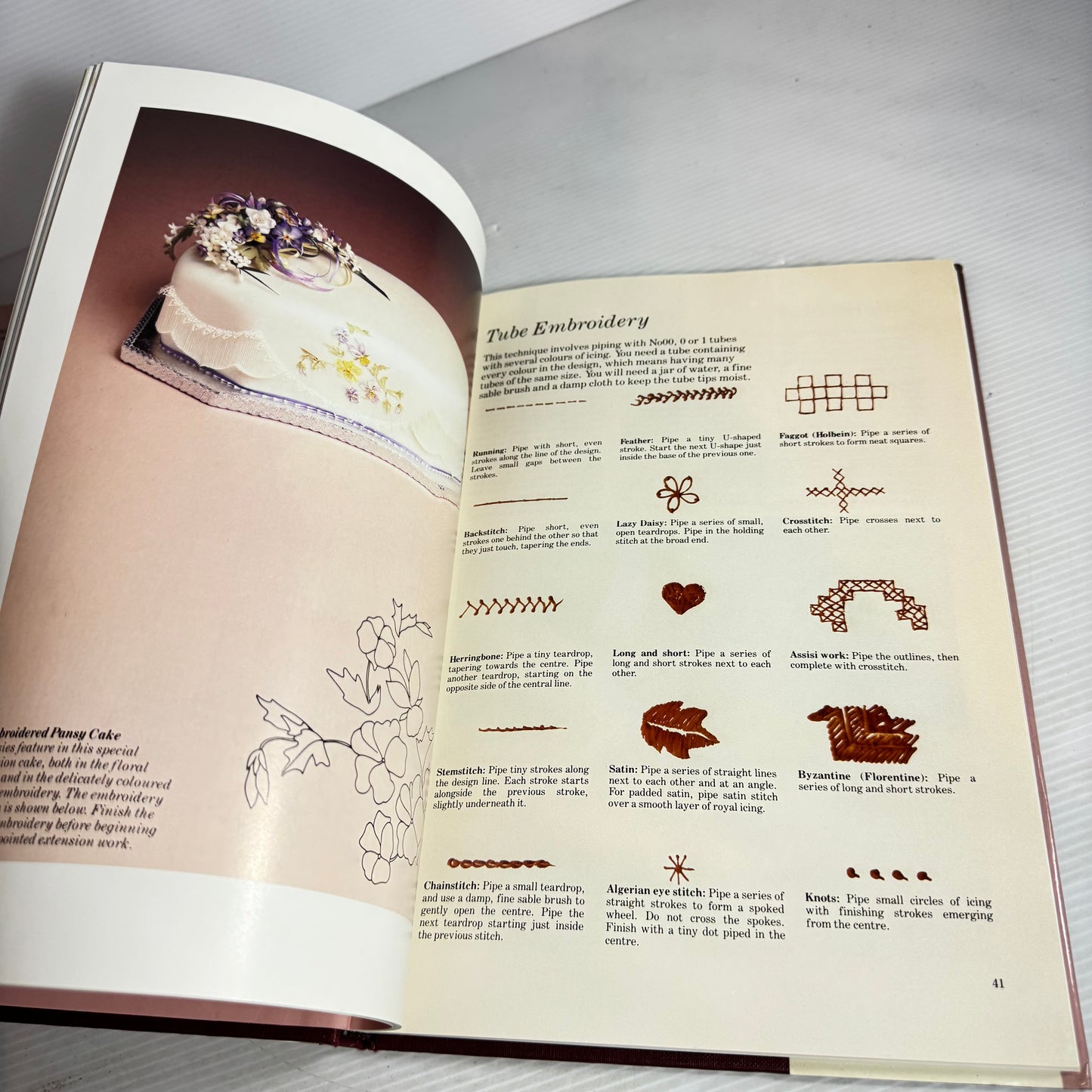 Vintage Cake Decorating Book Bundle x 3 : Floral Cake Decorating - Norma Dunn (1982), The Complete Book of Cake Decorating - Ellen Sinclair (1982), The Art of Cake Decorating Finishing Touches - Pat Ashby & Tombi Peck