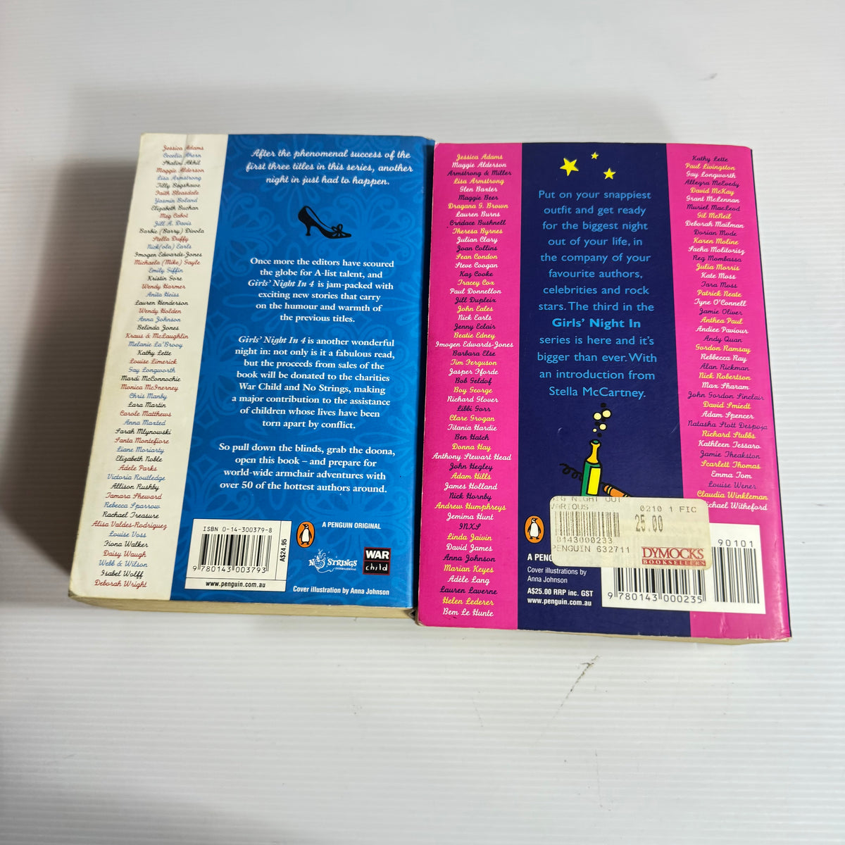 Girls Night Out & Girls Night In Book Bundle x 2 Books (3265)