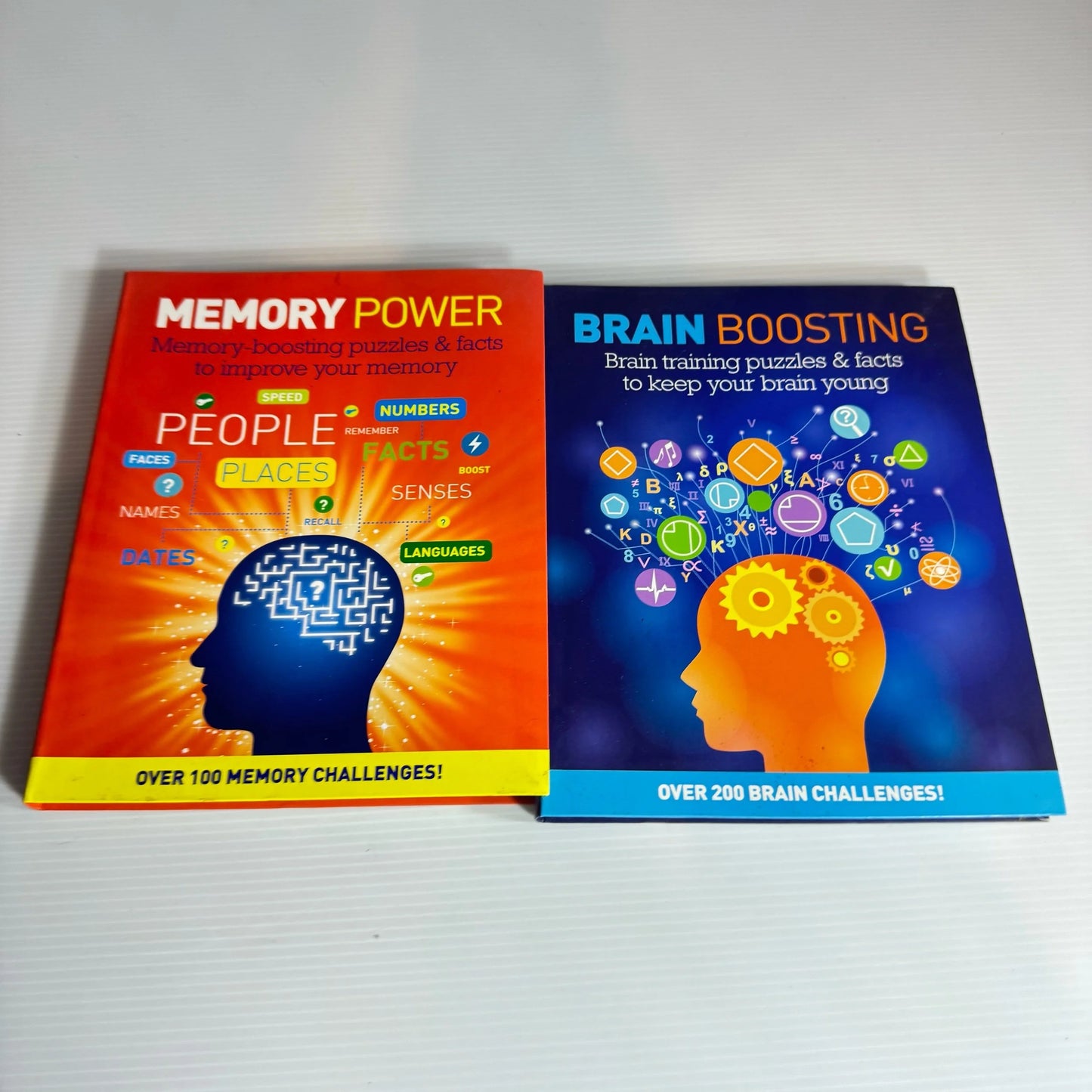Brain Book Bundle x 2 Books : Memory Power & Brain Boosting