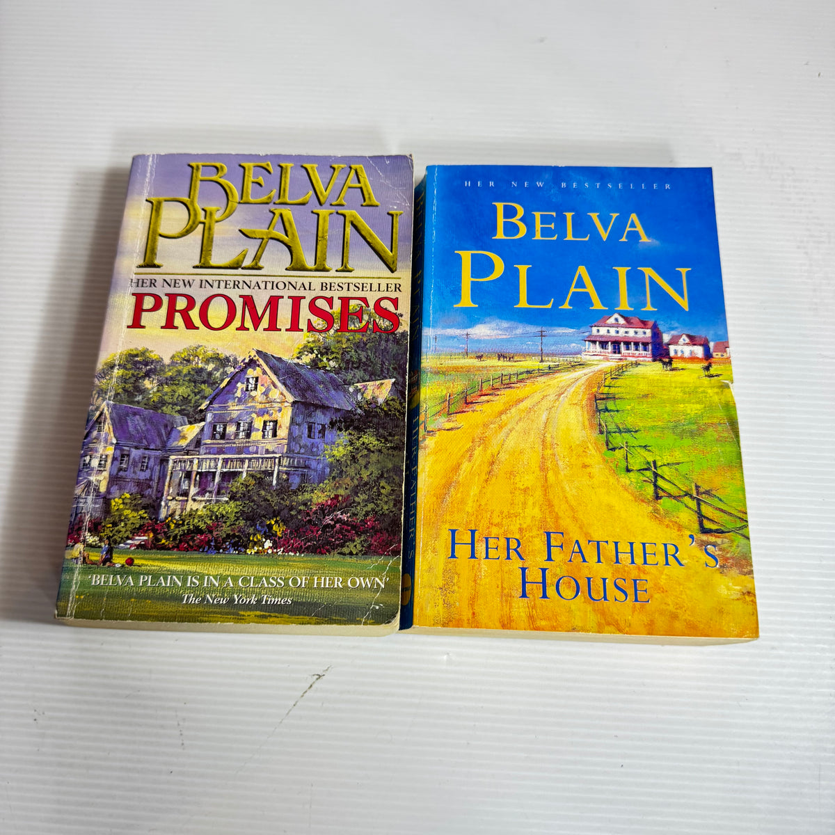 Belva Plain Bundle x 2 - Her Father's House & Promises (3426)