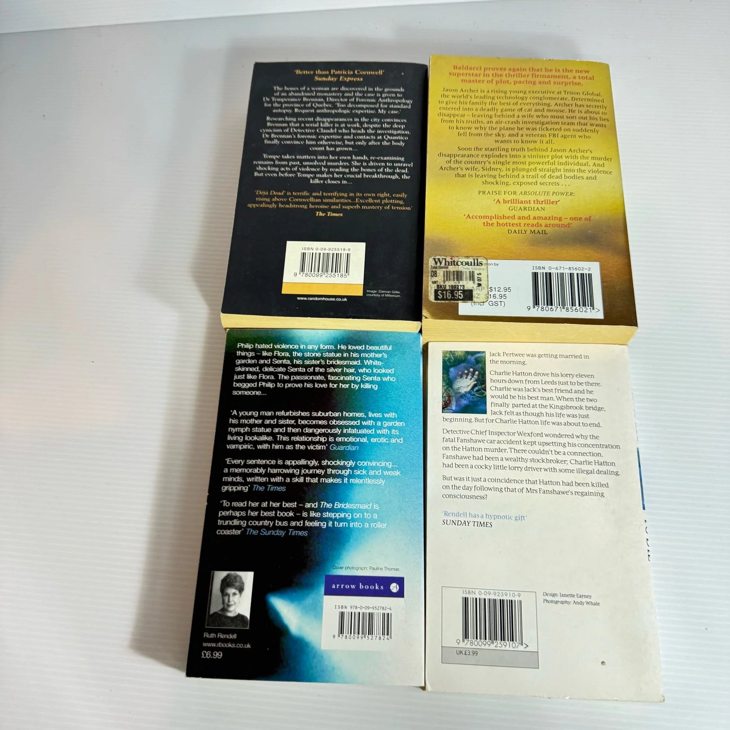 Crime/Mystery Book Bundle x 4 Books : Various Authors (710)