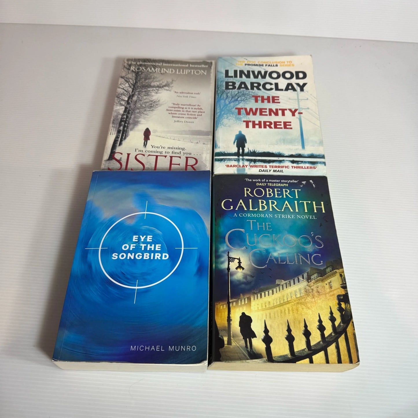 Thriller Crime Book Bundle x 4 Books : Mixed Authors (2171)