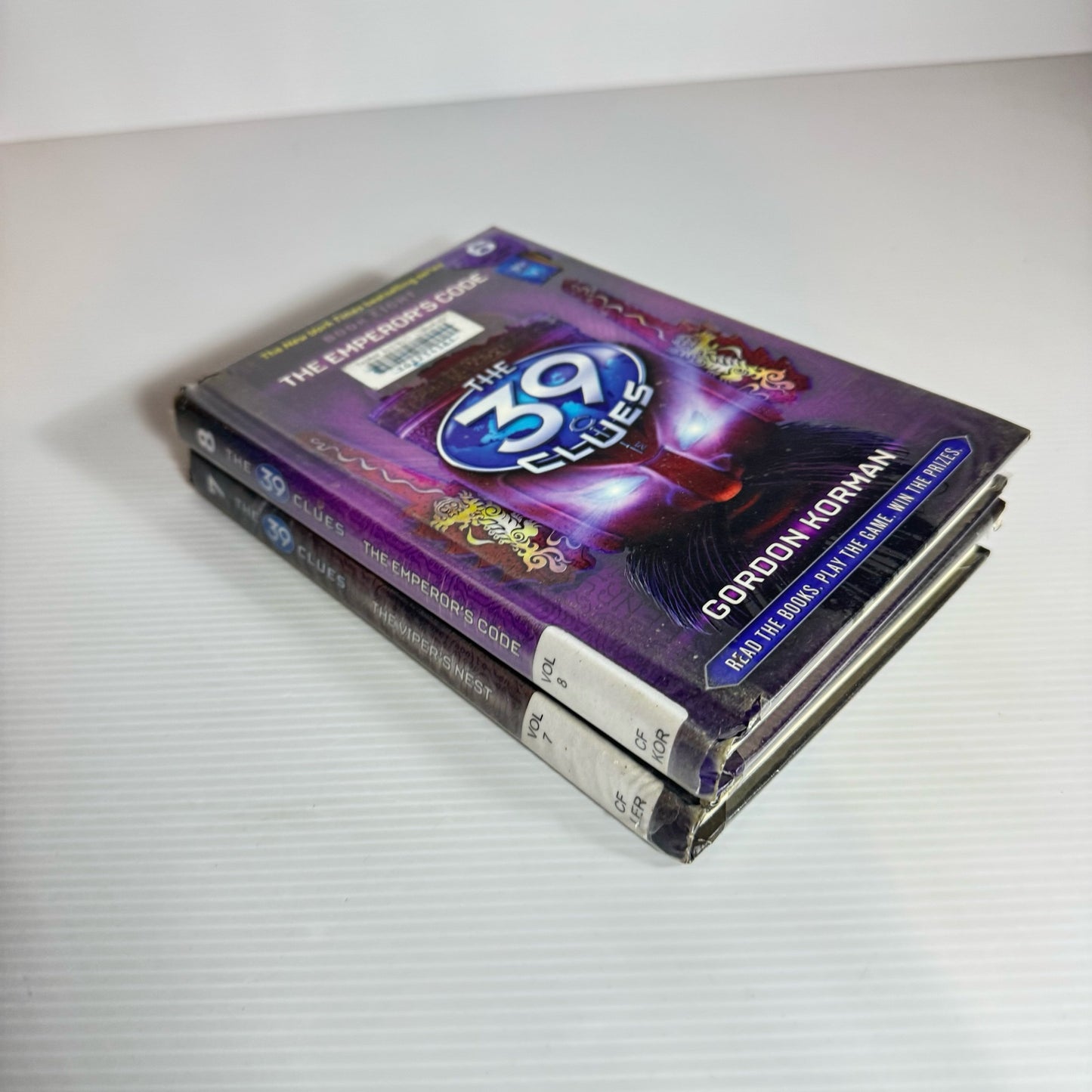 The 39 Clues Series Book Bundle x 2 Books : The Viper's Nest (Book 7) & The Emperor's Code (Book 8)