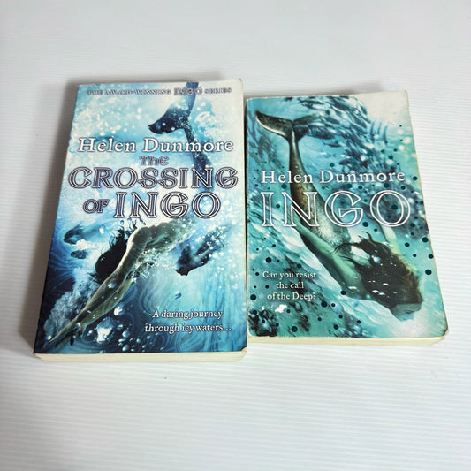Helen Dunmore Fantasy Book Bundle x 2 Books : Ingo & The Crossing of Ingo (2179)