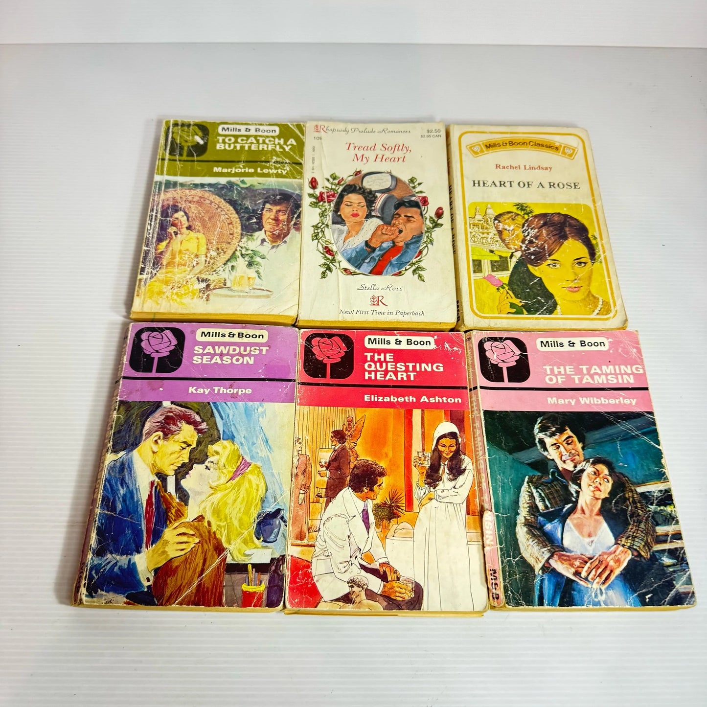 Mills & Boon Vintage Book Bundle x 6 Books : Mixed Themes (2366)