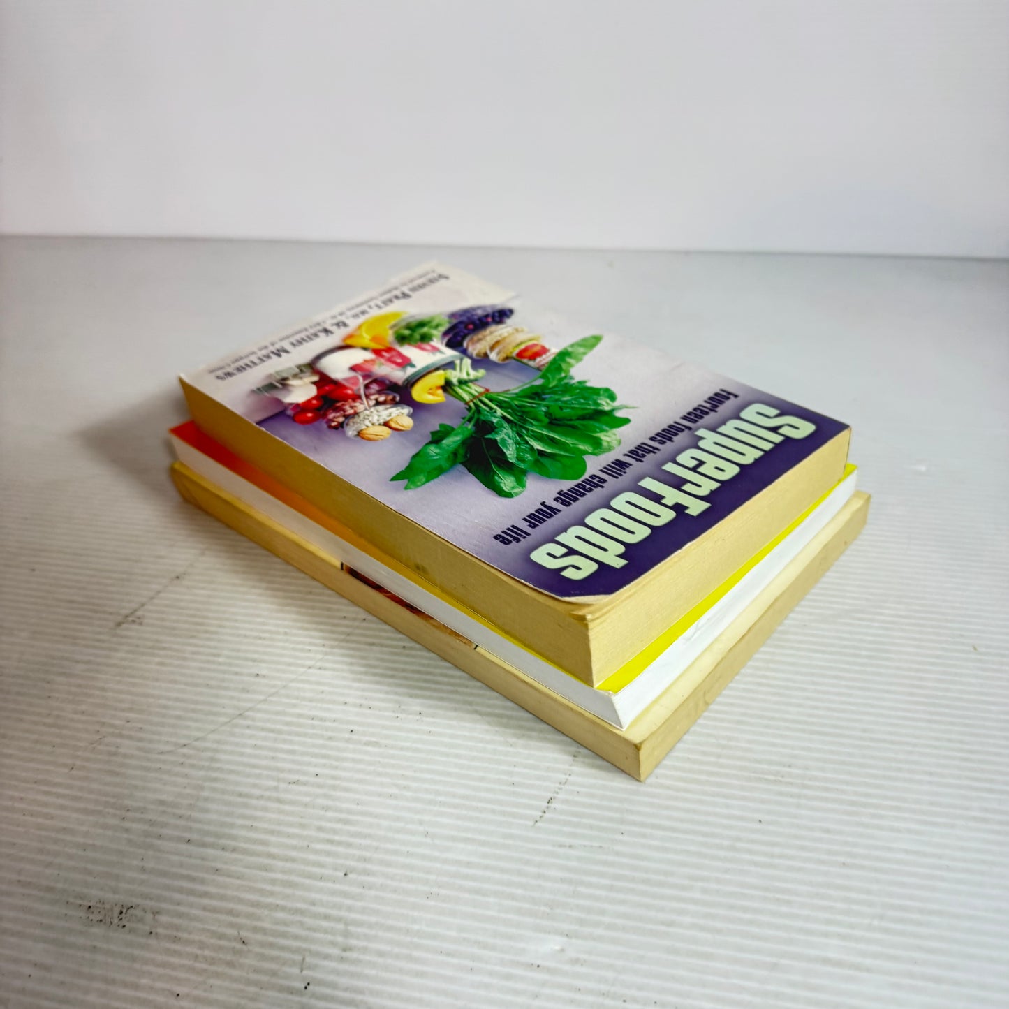 Health Food Guides Book Bundle x 3 : SuperFoods - Steven Pratt, M.D. & Kathy Matthews, The Chemical Maxe - Bill Statham, For Goodness Sake! - Merren Parker (2885)(2885)