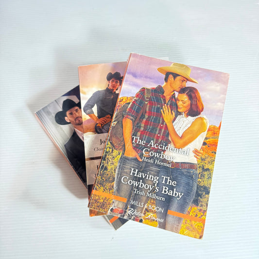 Mills & Boon Western Romance Book Bundle - 3 Books with 6 Stories (2204)