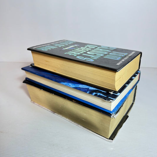 Tom Clancy Hardcover Book Bundle x 3 Books (2462)