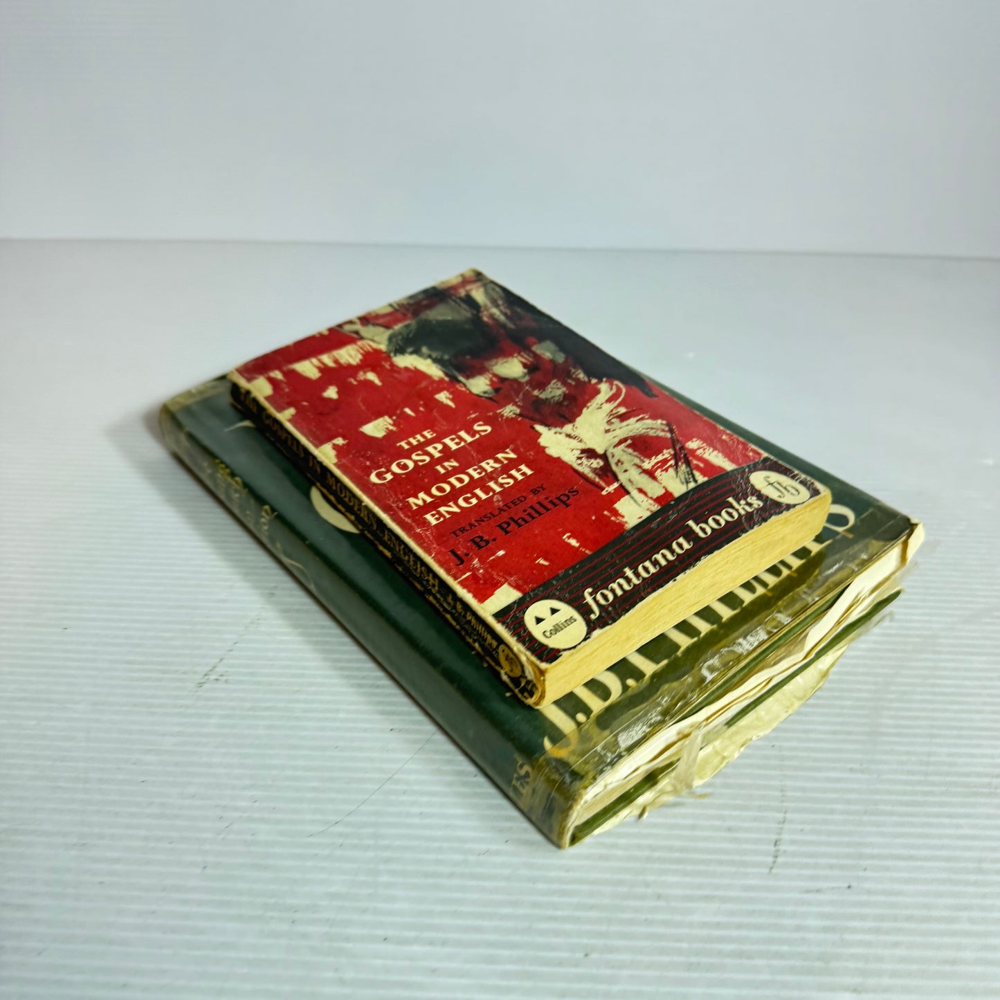 J.B. Phillips Vintage Book Bundle x 2 : The Young Church in Action & The Gospels in Modern English (1959)(2876)