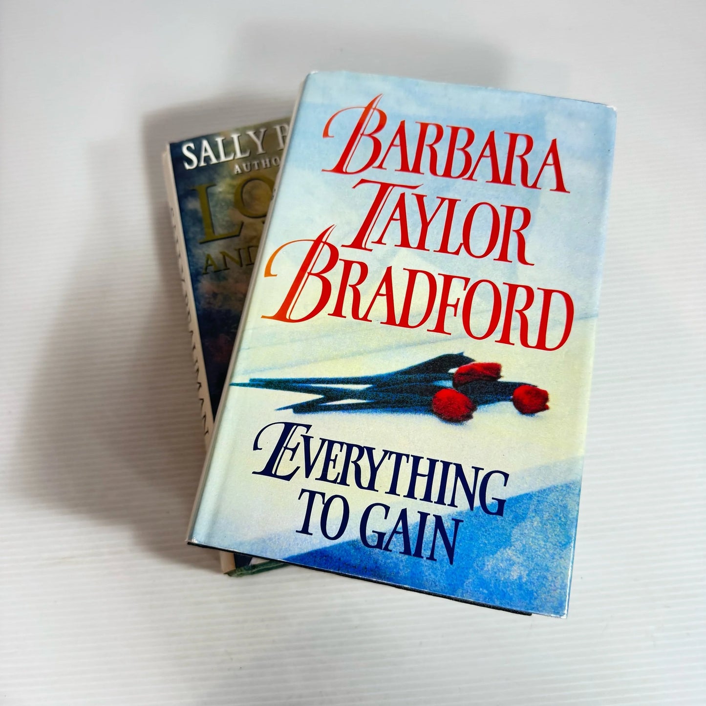 Romance Hardcover Book Bundle x 2 : Everything To Gain - Barbara Taylor Bradford & Lovers and Liars - Sally Beauman (2346)