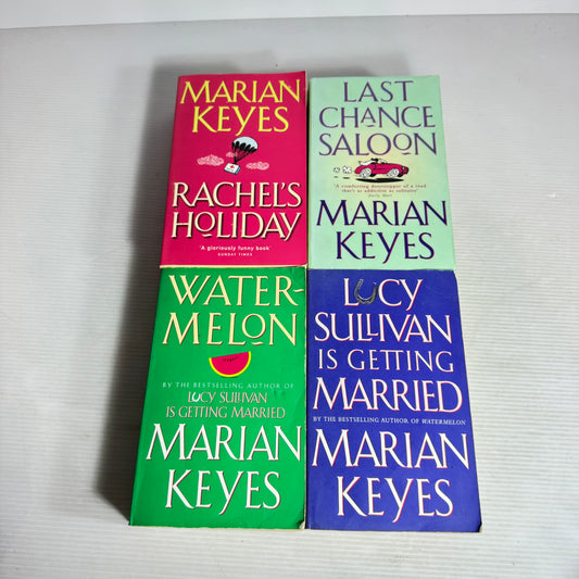 Marian Keyes Book Bundle x 4 : Rachel's Holiday, Last Chance Saloon, Lucy Sullivan Is Getting Married, Water Melon (3039)