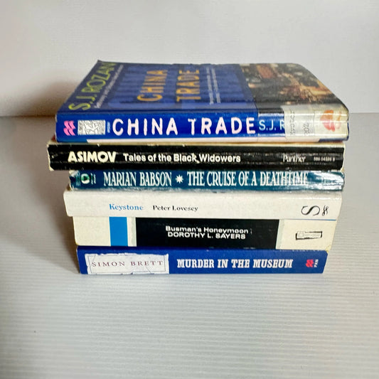 Crime/Mystery/Thriller Book Bundle x 6 Books - Various Authors (2213)