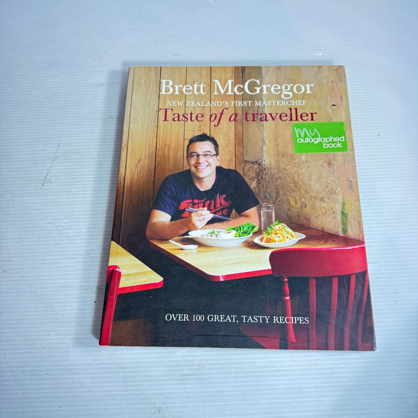 Brett McGregor Cookbook Bundle x 2 : A Taste of Home & Taste of a Traveller (both signed by Author) (2915)