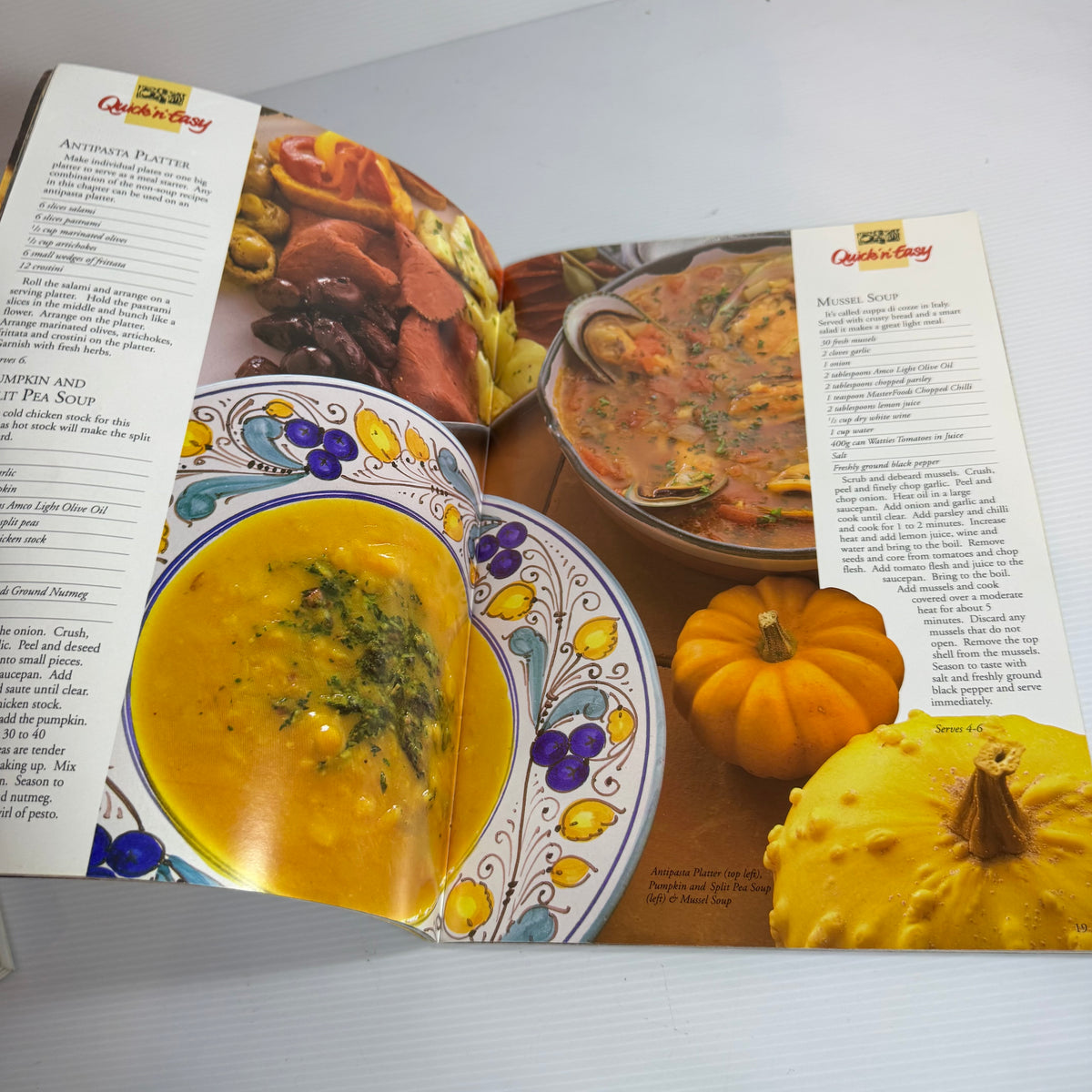 Vintage Cookbook Bundle x 4 Books : The Australian Women's Weekly Celebration Cookbook, Quick 'n' Easy Italian, Barbecues, Potatoes & Pumpkin (3303)