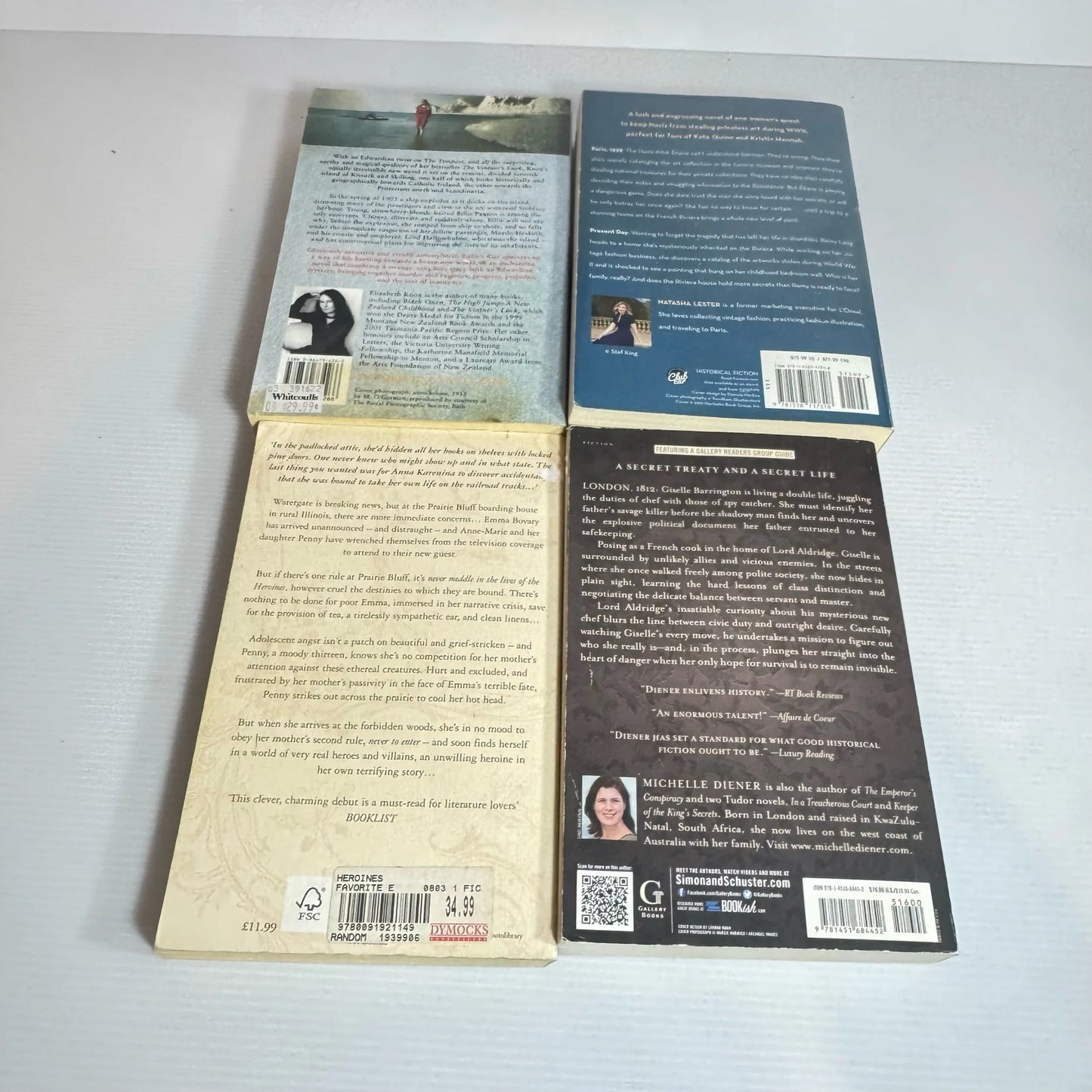 Historical Romance Book Bundle x 4 Books : Various Authors (2160)