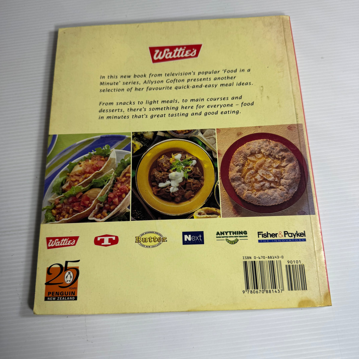 Allyson Gofton Cookbook Bundle x 3 : Food In a Minute 2, After Work Cookbook, Hot Ideas for Beef & Lamb (3249)