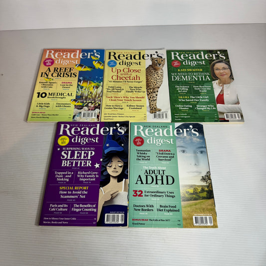 Reader's Digest Magazine Book Bundle x 5 Books (2486)