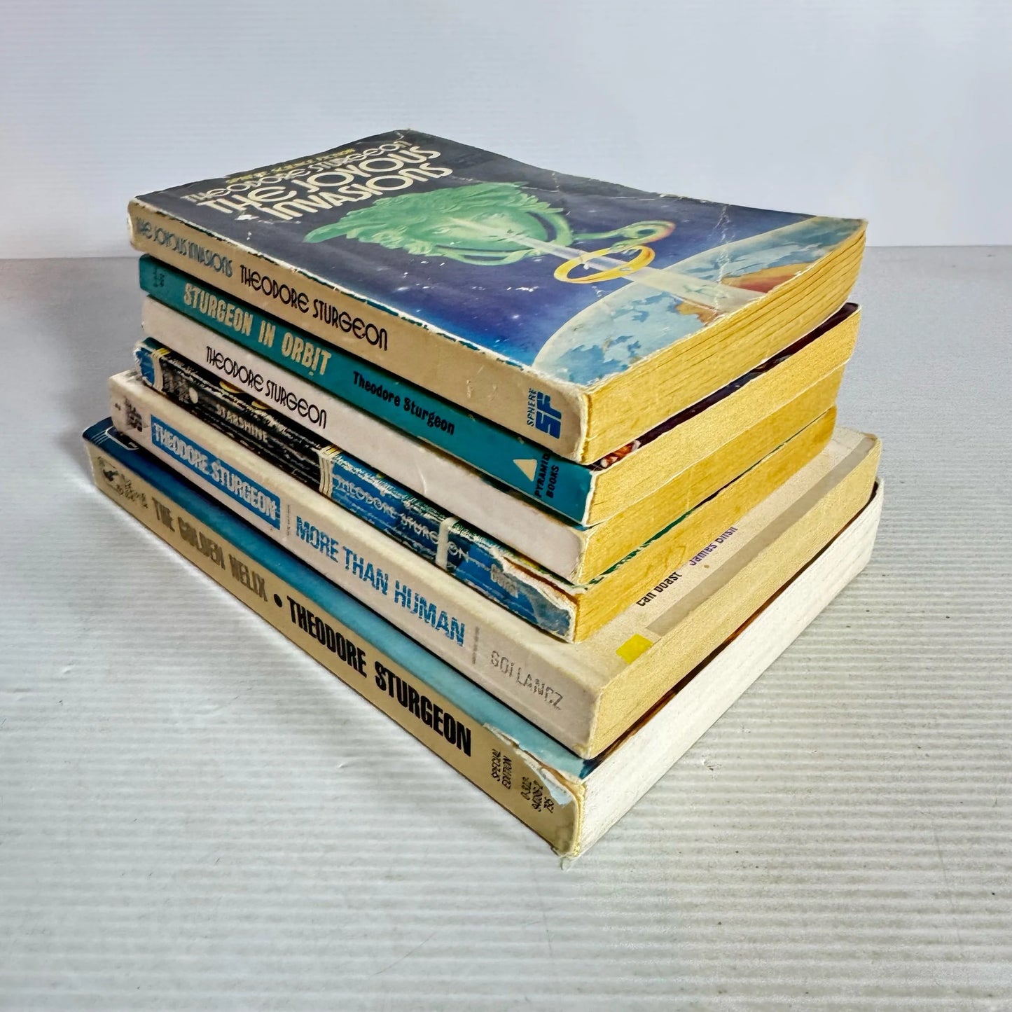 Theodore Sturgeon Science Fiction Book Bundle x 6 Books (Vintage 1964-1986) (2019)