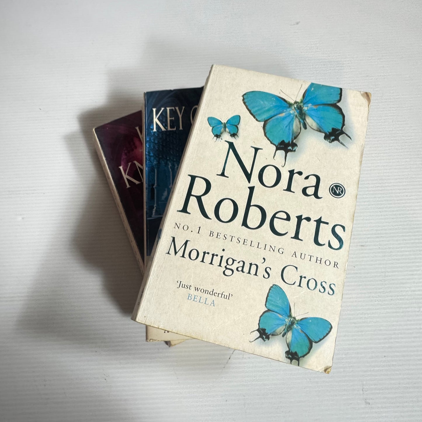Nora Roberts Book Bundle x 3 : Morrigan's Cross, Key of Valour, Key of Knowledge (3275)
