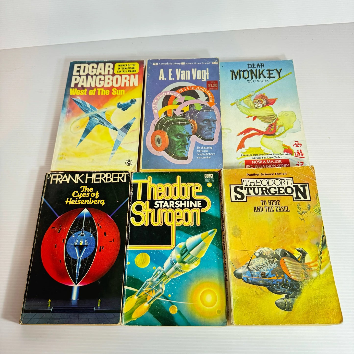 Science Fiction Book Bundle x 6 Books : Various Authors (Vintage 1953-1981) (2119)