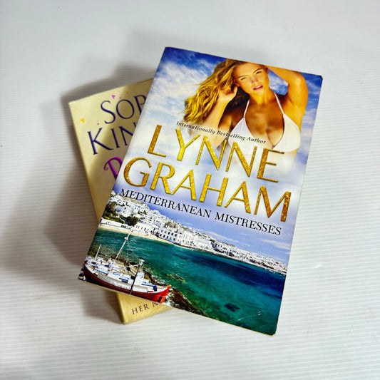 Contemporary Romance Book Bundle x 2 : Remember Me? - Sophie Kinsella & Mediterranean Mistresses - Lynne Graham (2351)