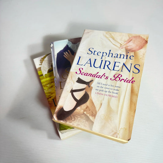 Stephanie Laurens Book Bundle x 3 : Loving Rose, A Match For Marcus Cynster, Scandal's Bride(2291)