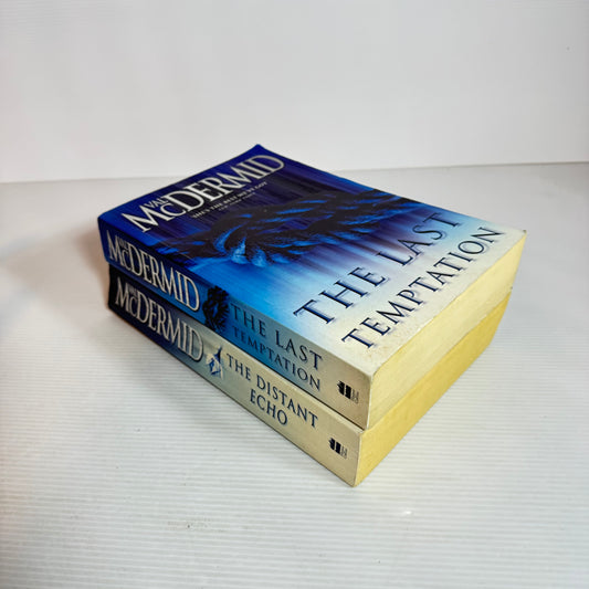 Val McDermid Book Bundle x 2 The Last Temptation & The Distant Echo (2450)